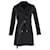 Theory Double-Breasted Trench Coat with Belt in Black Cotton  ref.1293710