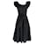 Ulla Johnson Rüschenkleid aus schwarzer Baumwolle  ref.1293769