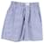 Everyday Balenciaga Striped Shorts in Blue Cotton  ref.1293776
