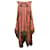 Etro Asymmetric Fringed Midi Skirt in Multicolor Print Viscose Cellulose fibre  ref.1293783