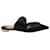 Aquazzura Twist Flat mules in Black Leather  ref.1293793