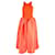 Marques Almeida Vestido sin mangas con escote redondo de tafetán y jersey Almeida de Marques en algodón orgánico naranja  ref.1293807