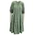 Robe longue à col en V Sea New York en coton vert menthe  ref.1293808