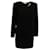 IRO – Langärmliges Etuikleid aus schwarzem Polyester  ref.1293817