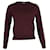 Suéter de malha Dries Van Noten em lã Merino Borgonha Bordeaux  ref.1293827