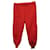 Autre Marque Pantaloni sportivi Pangaia in cotone riciclato rosso  ref.1293834