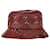 Cappello da pescatore Maison Michel Axel con logo e fascino in seta marrone  ref.1293839
