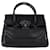 Versace – Kleine Palazzo Empire-Tasche aus schwarzem Vitello-Leder  ref.1293841