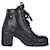 Prada Lace Up Ankle Boots in Black Leather   ref.1293844