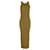 Totême Vestido largo sin mangas de punto acanalado Toteme en viscosa verde caqui Fibra de celulosa  ref.1293857
