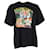 Camiseta Balenciaga Año de la parte superior en algodón negro  ref.1293861