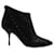 Giuseppe Zanotti Buttoned Ankle Heel Boots in Black Leather  ref.1293900