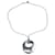 Collier cordon pendentif rond Tiffany & Co en métal argenté  ref.1293927