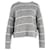 Acne Studios Rhira Striped Sweater in Gray Wool and Mohair Grey  ref.1293933