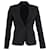 Theory Single-Breasted Blazer in Black Cotton  ref.1293964