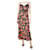 Autre Marque Black floral lace-trimmed slip dress - size UK 10 Silk  ref.1293972