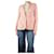 Autre Marque Pink star embroidered blazer - size UK 8 Viscose  ref.1293983