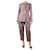 Stella Mc Cartney Ensemble blazer et pantalon pied-de-poule rouge - taille UK 10  ref.1293987