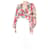 Dolce & Gabbana Haut cache-cœur fleuri rose - taille UK 4 Soie  ref.1293992