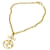 CHANEL COCO Mark Chain Necklace Gold CC Auth ar11466b Golden Metal  ref.1294090