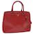 PRADA Hand Bag Leather Red Auth bs12371  ref.1294120