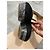 Prada Platform Shoes Black Python Suede Size 40 - view 4