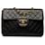Bolso de hombro Chanel Jumbo XL clásico de piel de cordero con solapa única negro Cuero  ref.1294178