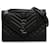Schwarze, mittelgroße Schultertasche mit Triquilt-Muster von Saint Laurent Leder  ref.1294187