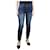 Frame Denim Indigo mid-rise straight-leg jeans - size UK 10 Blue Cotton  ref.1294199