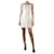 Miu Miu Cream bejewelled mini dress - size L Polyester  ref.1294210