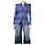 Balmain Chaqueta de tweed azul - talla UK 10 Acrílico  ref.1294222
