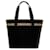 Burberry - Schwarze Lederhandtasche mit House Check-Canvas-Besatz Kalbähnliches Kalb  ref.1294230