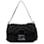 Fendi Black Wool Knit Shoulder Bag Leather Pony-style calfskin Cloth  ref.1294279