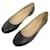 Chloé NEW CHLOE SHOES LAUREN CHC BALLERINAS16to16075001 37.5 BLACK LEATHER SHOES  ref.1294352