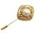 Other jewelry VINTAGE CHANEL BAROQUE PEARL BROOCH IN GOLD METAL 1990 GOLDEN STEEL PINS BROOCH  ref.1294373