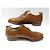 CHAUSSURES AUBERCY SNEAKER NOISETTE 9.5 43.5 BASKETS EN CUIR CAMEL LEATHER - vue 2