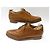 CHAUSSURES AUBERCY SNEAKER NOISETTE 9.5 43.5 BASKETS EN CUIR CAMEL LEATHER - vue 3