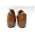 CHAUSSURES AUBERCY SNEAKER NOISETTE 9.5 43.5 BASKETS EN CUIR CAMEL LEATHER - vue 5