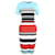 Vestido Midi Listrado Diane Von Furstenberg em Viscose Multicolor Multicor Fibra de celulose  ref.1294467