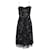 Temperley London Robe sans manches à paillettes en polyester noir  ref.1294490
