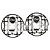 Orecchini a clip Christian Dior in argento sterling Metallico - vista 3