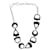 Dior geometrische Charm-Halskette aus Sterlingsilber Metallisch Geld Metall  ref.1294535