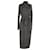 Nanushka Canaan Robe ceinturée en maille métallisée en polyester noir et bronze  ref.1294539