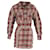 Stella Mc Cartney Stella McCartney Wren Check Mini Dress in Red Wool Multiple colors  ref.1294542