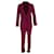 Chaqueta y pantalón de traje Gucci en algodón morado Púrpura  ref.1294553