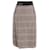 Fendi Forever Fendi Plaid Skirt in Brown Wool  ref.1294560