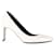 Sapatos de bico fino Saint Laurent em couro branco  ref.1294574