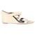 Diane Von Furstenberg Vivienne Croc-Effect Wedge Sandals in Beige Leather  ref.1294580