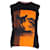 Victoria Beckham Camiseta sin mangas con estampado de surfista en viscosa negra Negro Fibra de celulosa  ref.1294595