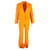 Off White Conjunto de traje Off-White en viscosa naranja Fibra de celulosa  ref.1294597